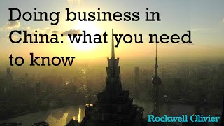 Doing business in China [upl. by Roseann]