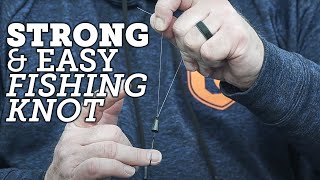 BEST Fishing Knot Fluorocarbon Knot for Hooks amp Lures Thats STRONG [upl. by Nelleyram397]