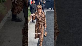 Lisa Rinna RHOBH looking amazing arriving at Michael Kors Fashion Show in New York this morning nyc [upl. by Limhaj]