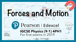 Edexcel IGCSE Physics 91 Unit 1 Forces and Motion revision 4PH1 edexceligcsephysics [upl. by Fuller]