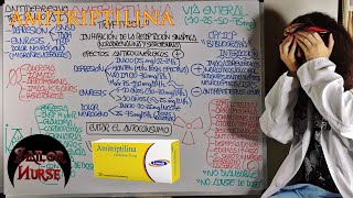 💊 Amitriptilina quotTryptizolquot Antidepresivo Tricíclico [upl. by Nikkie]