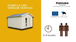 Palmako Nordic Haus Ly 136m2 Montage GER [upl. by Lauter]