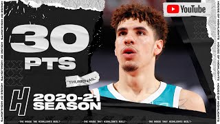 LaMelo Ball 30 Points Full Highlights vs Trail Blazers  March 1 2021 [upl. by Nasah]