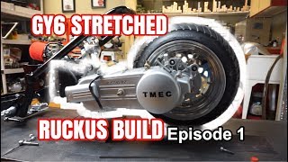 EPISODE 1 Stretched Honda Ruckus build [upl. by Yniatirb193]