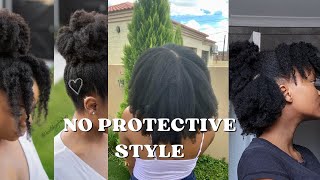 Natural 4C Hair Growth Tips WITHOUT Protective Styling  Length Retention [upl. by Iadrahs]