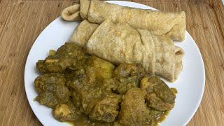 LET’S COOK WITH ME  CURRY CHICKEN WITH POTATO  DAHL PURI ROTI  TERRIANN’S KITCHEN [upl. by Abihsot705]