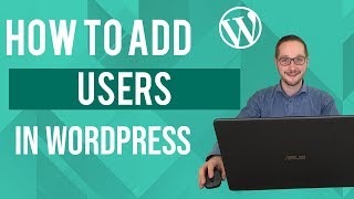 How to add users in Wordpress Tutorial [upl. by Ellecram542]