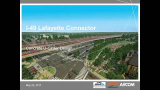 Pre and Post Tensioned Design of Concrete U Girders I49 Lafayette Connector [upl. by Ted295]