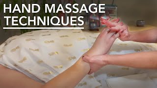 How to Massage the Hand Therapeutic Techniques [upl. by Laumas]