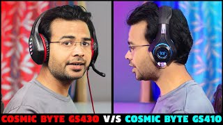 Cosmic byte GS430 vs GS410  Best gaming headphones under 1000 rs [upl. by Eldoria]