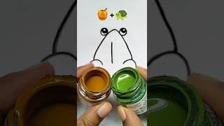 2 color mixed 🐸 coloring colormixing art painting shorts [upl. by Alina]