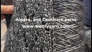 Alpaca and Cashmere yarns [upl. by Harriet]