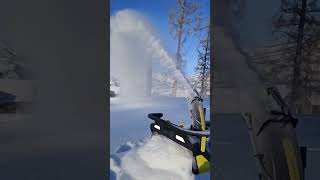 Yarbo Snow Blower in Action Master Every Snowflake with Precision [upl. by Yrogerg]