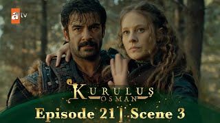 Kurulus Osman Urdu  Season 3 Episode 21 Scene 3  Turgut ne Mari ko phir se bachaya [upl. by Willock]