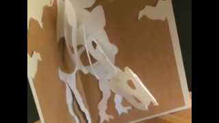 Beautiful Easy to Make Kirigami Popup Cards [upl. by Niessuh]