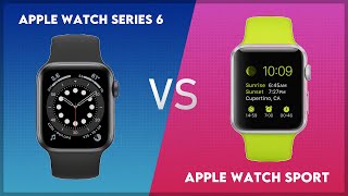 Apple Watch Series 6 vs Apple Watch Sport Comparison [upl. by Arihay]