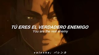 Shingeki No Kyojin  OP6  My War  Sub Español amp Romaji AMV [upl. by Nobell]