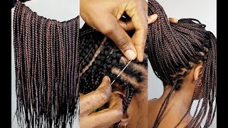 HOW TO CROCHET BRAIDS FOR BEGINNERS  step by step Small Size [upl. by Edmanda]