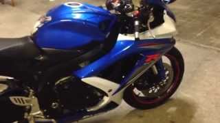 Gsxr 750 k10 xenon 8000K scorpion serket [upl. by Ger]