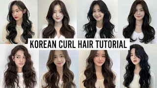 KOREAN CURL HAIR TUTORIAL  Basic Straightener Technique to unlock the Secret of Kpop amp Kdrama stars [upl. by Russian]