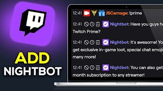 How To Add Nightbot On Twitch quick amp Easy [upl. by Hadeehsar]