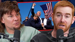 Theo and Andrew Santino React to the Shooting of Donald Trump [upl. by Mastrianni]