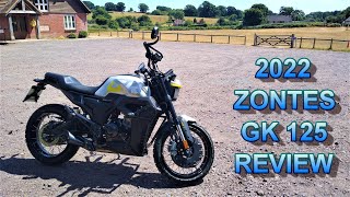 ★ 2022 ZONTES GK 125 REVIEW ★ ZT 125 GK [upl. by Lleznod]