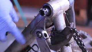 How to change the pivot bearings on a mountain bike and replace aluminum bolts with steel bolts [upl. by Goldshell]