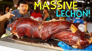 1 BEST Lechon WHOLE ROAST PIG in the Philippines  100 Foods to Eat Before you Die 8 [upl. by Tratner]