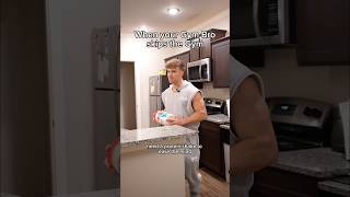 At least he knows the way to my heart ❤️ youtubeshorts youtubeviral skit gymbro [upl. by Eugene922]