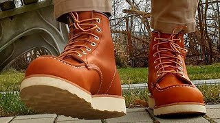 Red Wing Moc Toe 875 in OroLegacy [upl. by Ardnazil]