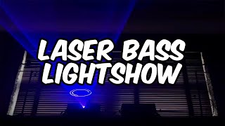 Laser Bass Light Show 🔵 🔴 🟢 [upl. by Colston176]