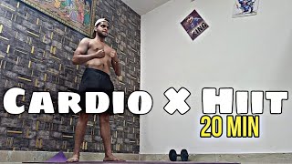 20 Min Cardio Hiit Workout At Home 💪  Day 83  Vikas Rohra [upl. by Daughtry546]