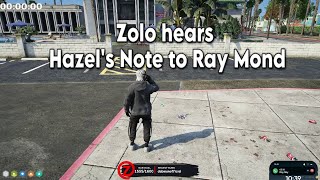 Zolo Hears Hazels Note to Ray Mond  NoPixel 40 [upl. by Gizela728]