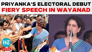 LIVE  Priyanka Gandhi Addresses Meeting In Eengapuzha Wayanad Ahead of Bypoll  Congress  Kerala [upl. by Ayel]