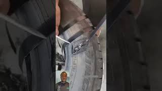 An unbelievable tire side wall repair process [upl. by Eerased474]