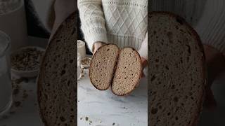 Freshly baked glutenfree Multigrain Seeded Sourdough Bread 🤎 [upl. by Wynny43]