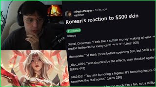 KR Reactions To Fakers 500 Ahri Skin ShowMakers TF Build amp Wholesome Rookie  Reddit Recap [upl. by Tugman115]