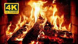 🔥 Cozy Fireplace 4K 12 HOURS Fireplace with Crackling Fire Sounds Crackling Fireplace 4K [upl. by Paynter]