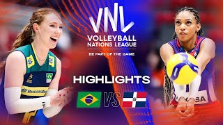 🇧🇷 BRA vs 🇩🇴 DOM  Highlights Week 1  Womens VNL 2023 [upl. by Nattie791]