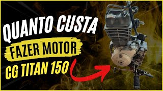 QUANTO CUSTA PARA MONTAR O MOTOR DA TITAN FAN BROS 150 PEÃ‡AS ORIGINAIS E PARALELAS [upl. by Sellig939]