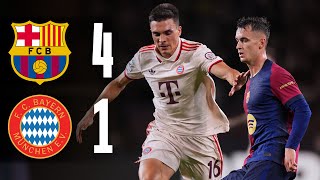 quotWe made too many mistakesquot  FC Barcelona vs FC Bayern 41  Highlights amp Interviews UCL [upl. by Bocock]