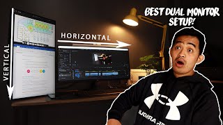 Productivity setup for 2023 Best Dual Monitor setup [upl. by Isador]