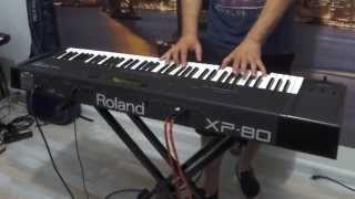 Roland XP80  The best pianos [upl. by Odarnoc]