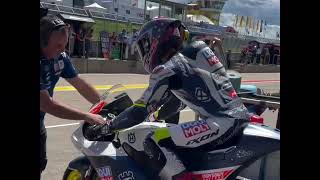 Qualifying moto2 Sachsenring 2024 results highlights [upl. by Joella]