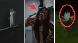 KUNTILANAK MENGEJAR BIKIN JANTUNG COPOT  7 PENAMPAKAN HANTU TERJELAS DAN SERAM  Jumpscare Video [upl. by Nehgam419]