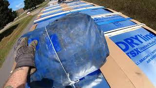 Full tarp flatbed load [upl. by Brennen318]