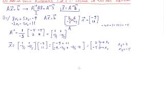 27 Lineer cebir  Ters matrisi kullanarak lineer denk sist çözmek ve ters matrisin özellikleri [upl. by Kanter]