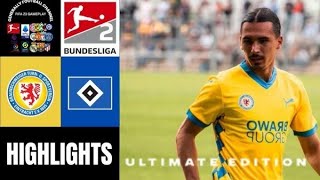 Eintracht Braunschweig  Hamburger SV  31  Zusammenfassung  2Bundesliga  braunschweig hsv [upl. by Flavio]