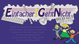 Fuchs du hast die Gans gestohlen Instrumental Kinderlied [upl. by Efal393]